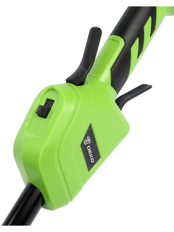 Триммер аккумуляторный DEKO DKTR40, 2 в 1, 40 В, Li-Ion, 2х2 ач, 6400 об/мин, до 30 мин