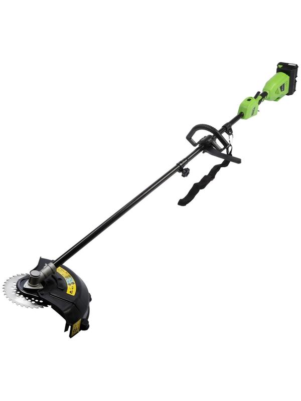 Триммер аккумуляторный DEKO DKTR40, 2 в 1, 40 В, Li-Ion, 2х2 ач, 6400 об/мин, до 30 мин