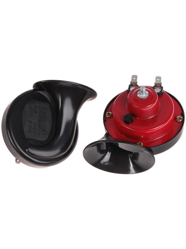 Сигнал автомобильный Вымпел СА-01, 2 тона, улитка, 118 Дб