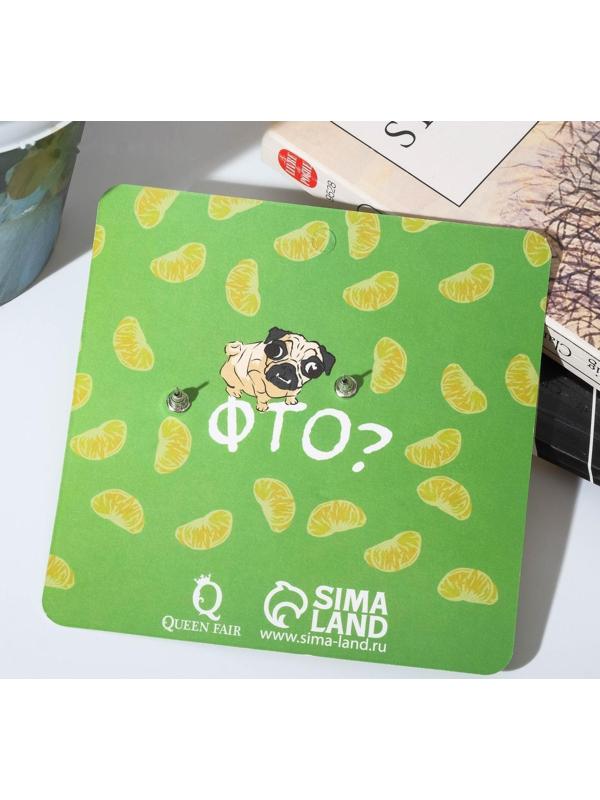 Серьги пластик 