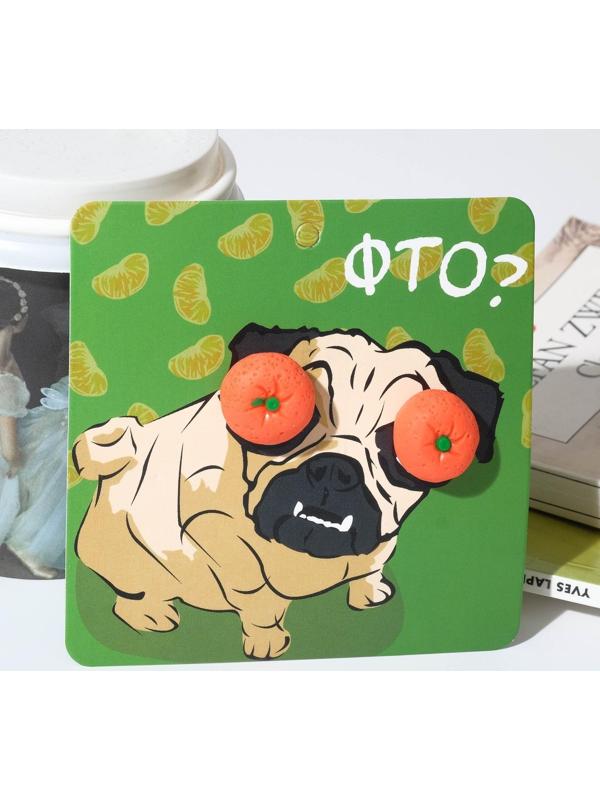 Серьги пластик 