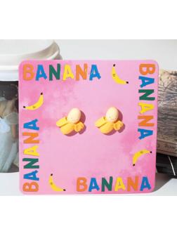 Серьги пластик 