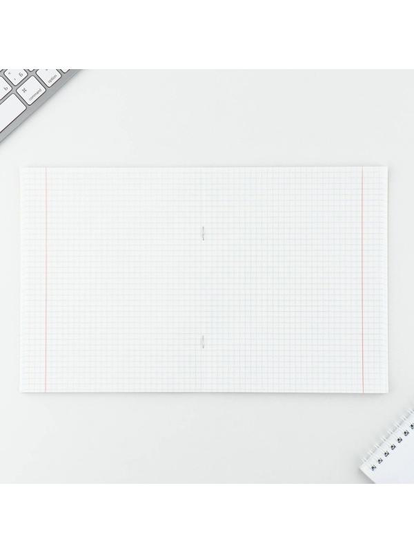 Тетрадь А5, 48 л на скрепке МИКС «Boo!», обложка мелованный картон 230 гр., внутренний блок №1, в клетку 80 гр., белизна 96% / 1 шт.