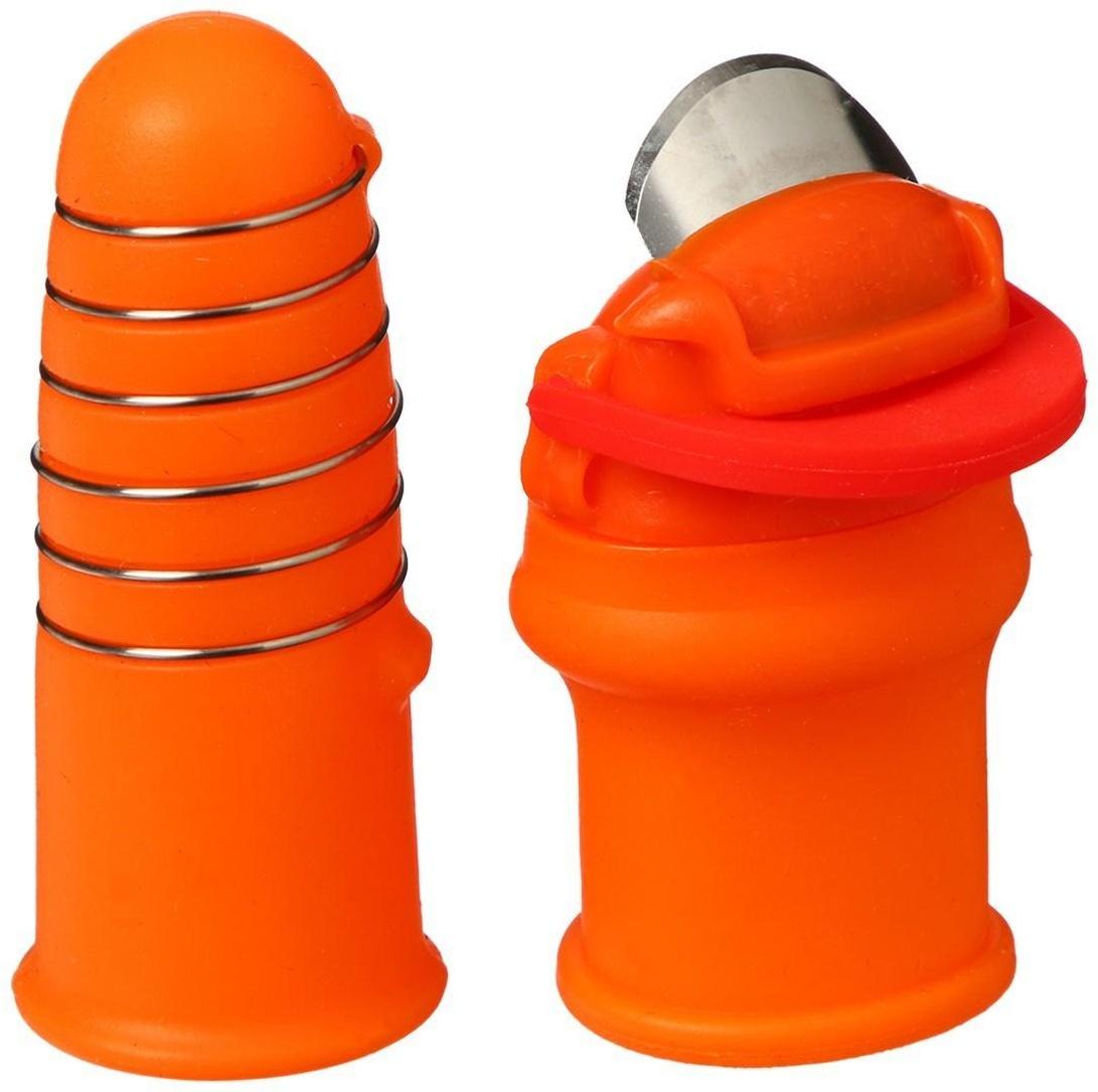 Напальчник с лезвием + 1 напальчник с металлической оплёткой, для сбора урожая