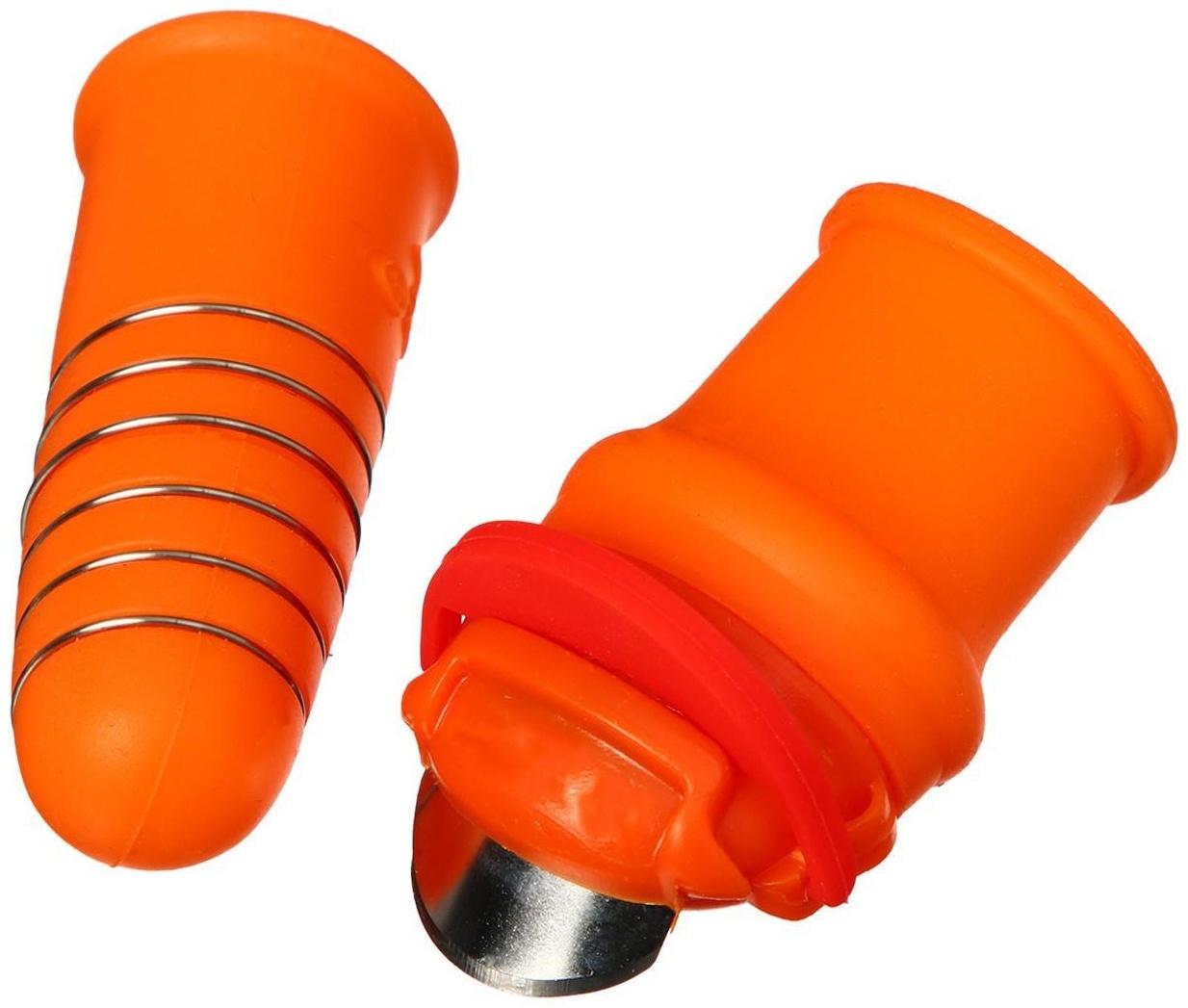 Напальчник с лезвием + 1 напальчник с металлической оплёткой, для сбора урожая