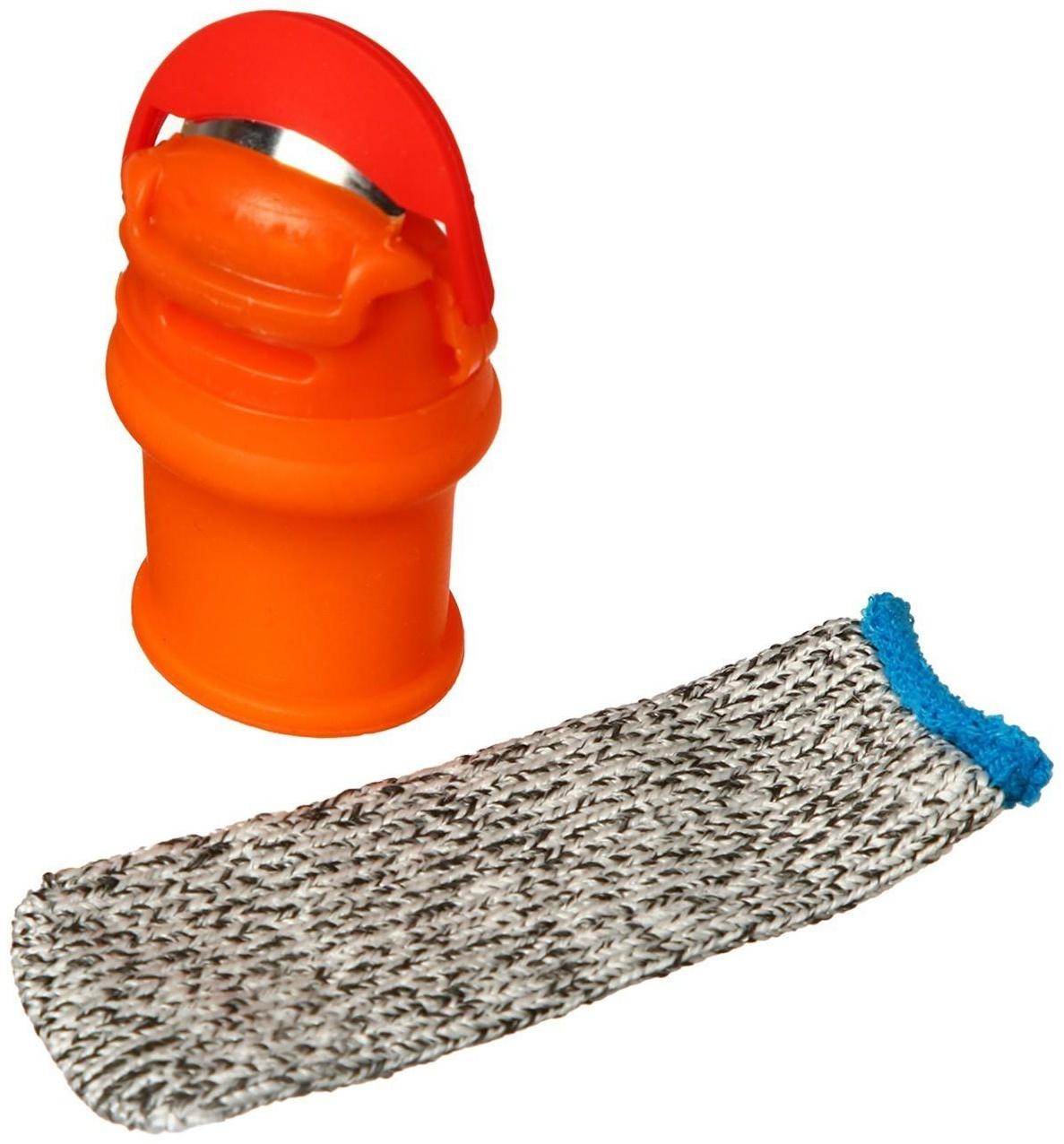 Напальчник с лезвием + 1 защитный напальчник, для сбора урожая