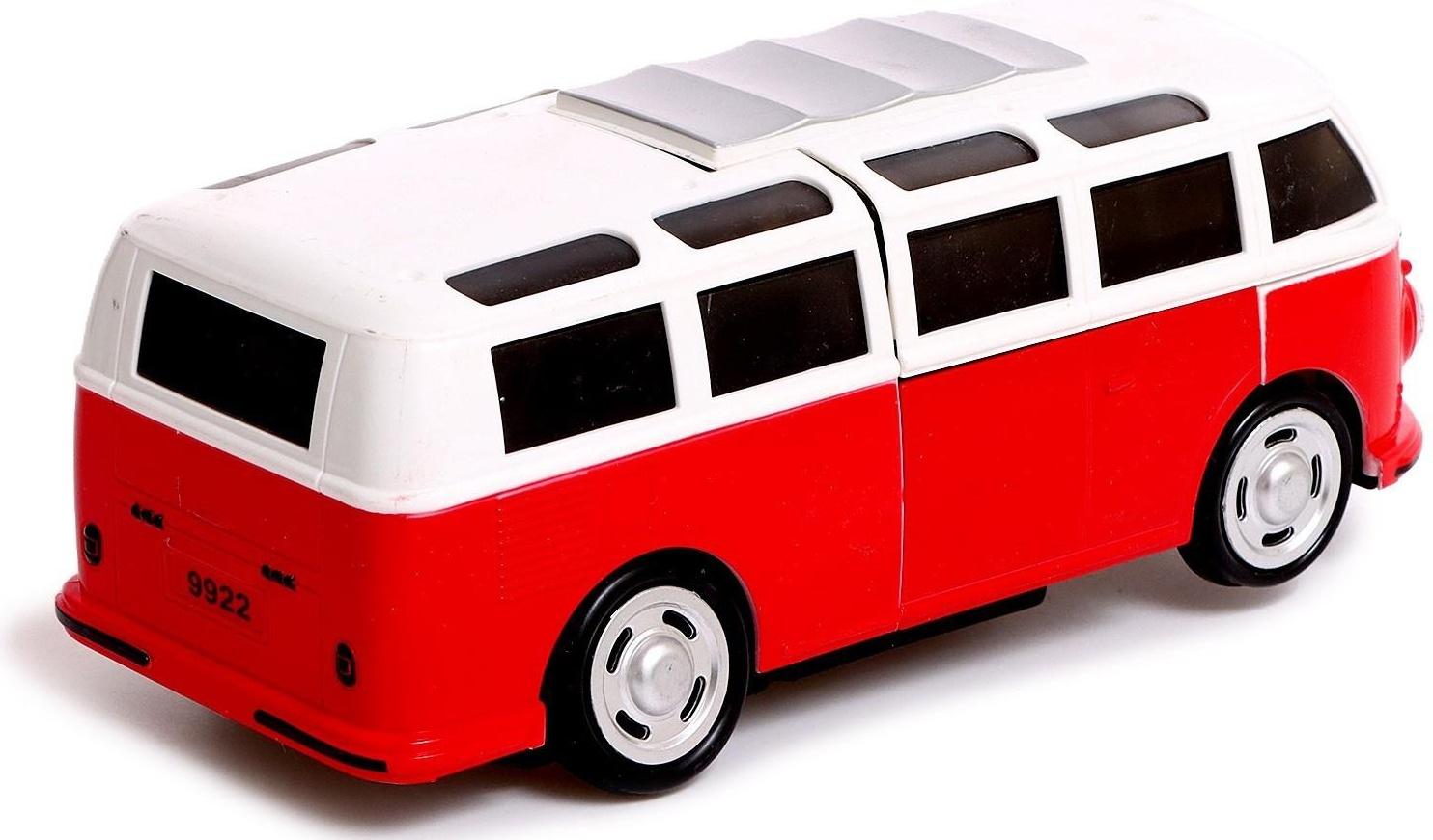 Робот «Ретро автобус», световые и звуковые эффекты, трансформируется