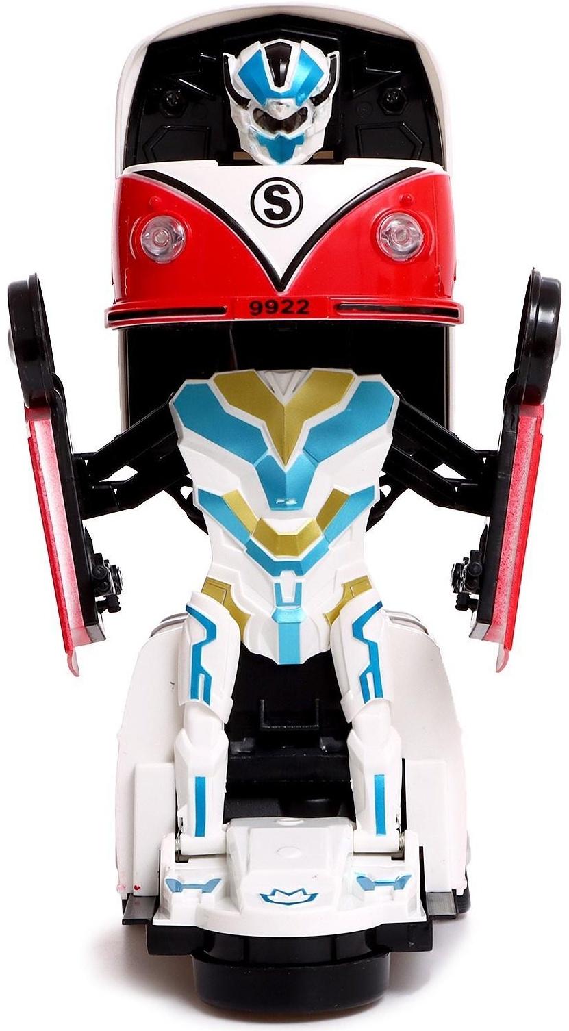 Робот «Ретро автобус», световые и звуковые эффекты, трансформируется