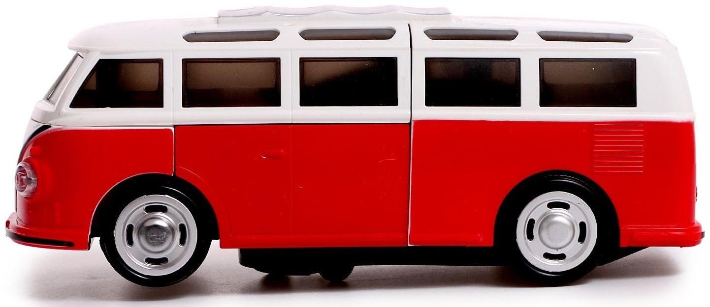 Робот «Ретро автобус», световые и звуковые эффекты, трансформируется