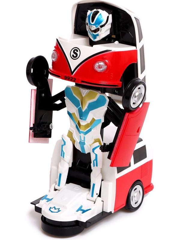 Робот «Ретро автобус», световые и звуковые эффекты, трансформируется