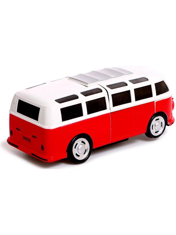 Робот «Ретро автобус», световые и звуковые эффекты, трансформируется