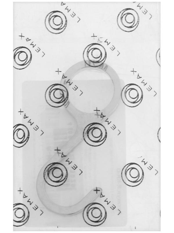 Крючек для рейлинга не съемный, цвет хром