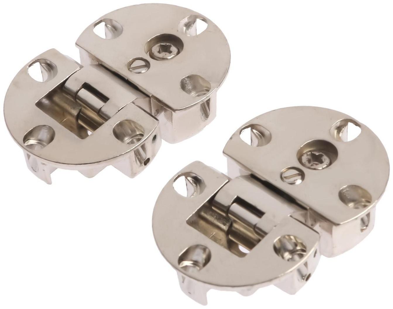 Петля мебельная секретерная, комплект 2 шт.