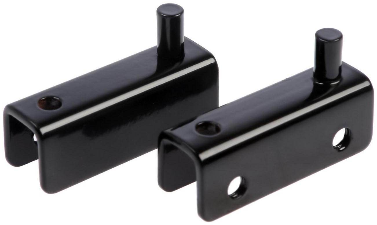 Петля для стеклянных дверей, цвет черный