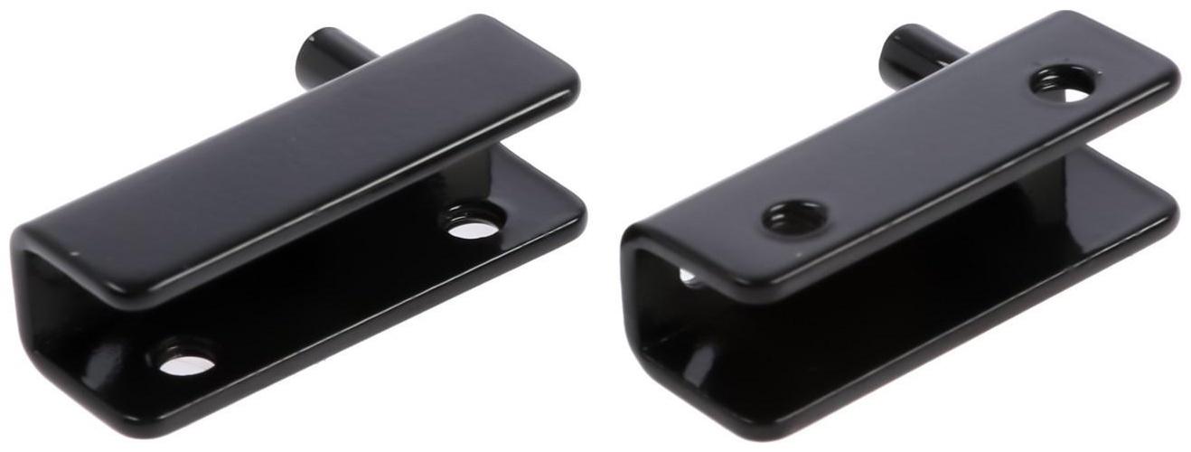 Петля для стеклянных дверей, цвет черный