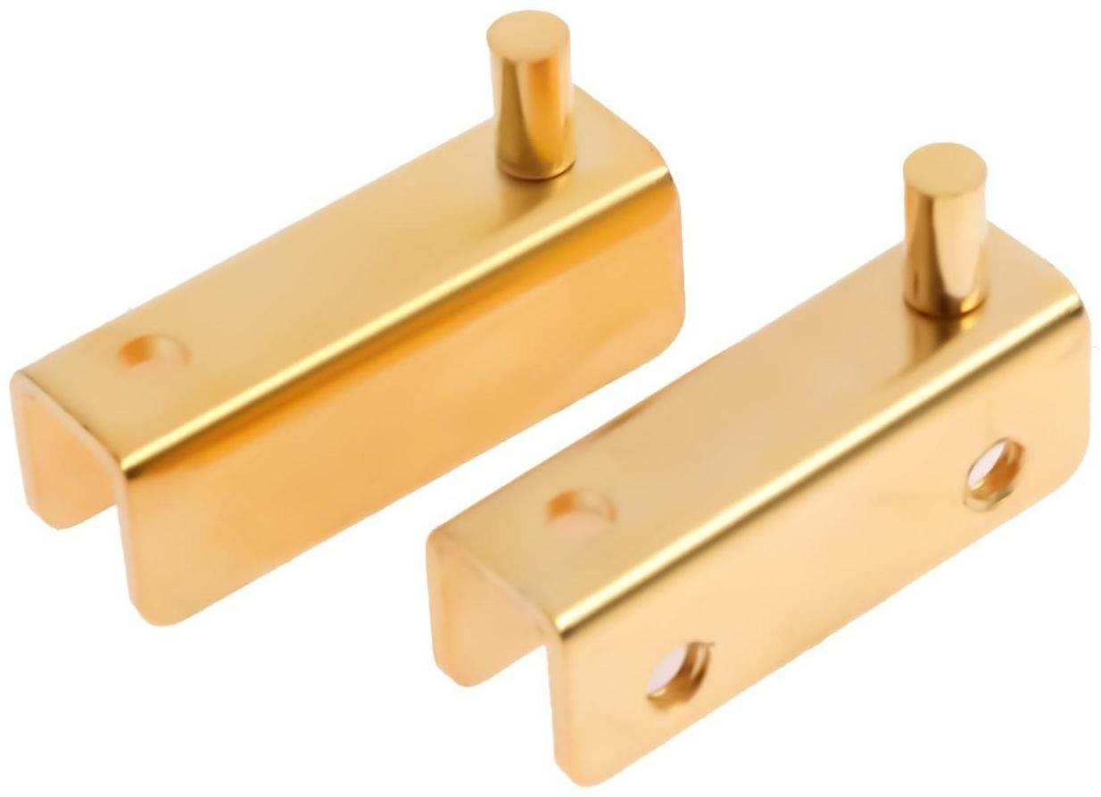 Петля для стеклянных дверей, цвет золото