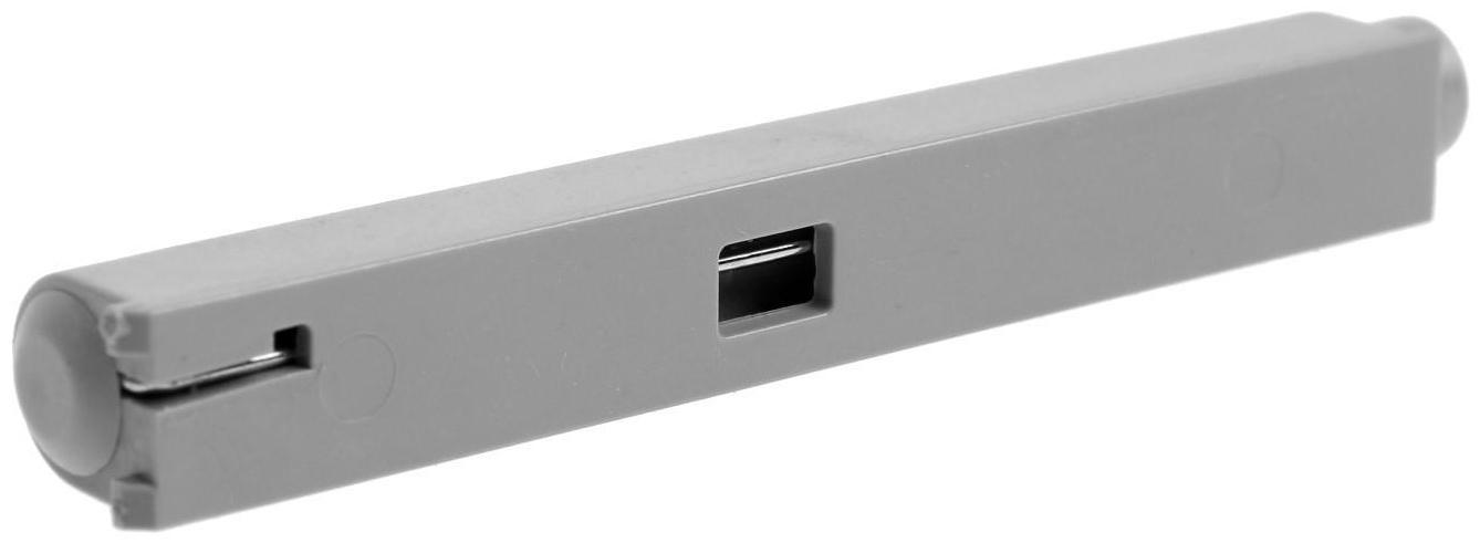 Толкатель Push-to-Open, магнитный, скрытого монтажа, цвет серый