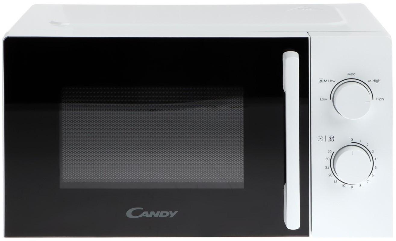 Микроволновая печь Candy  CMW20SMWLI-07, 700 Вт, 20 л, 6 режимов, бело-чёрная