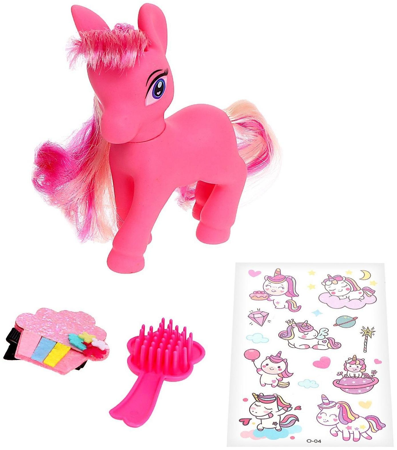 Игрушка «Радужный пони», цвета МИКС