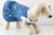 Платье для собак кулирка, М (ДС 30, ОШ 34-38, ОГ 40-44), Синее