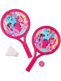 Набор игровой, ракетки, воланчик и мячик, My little pony