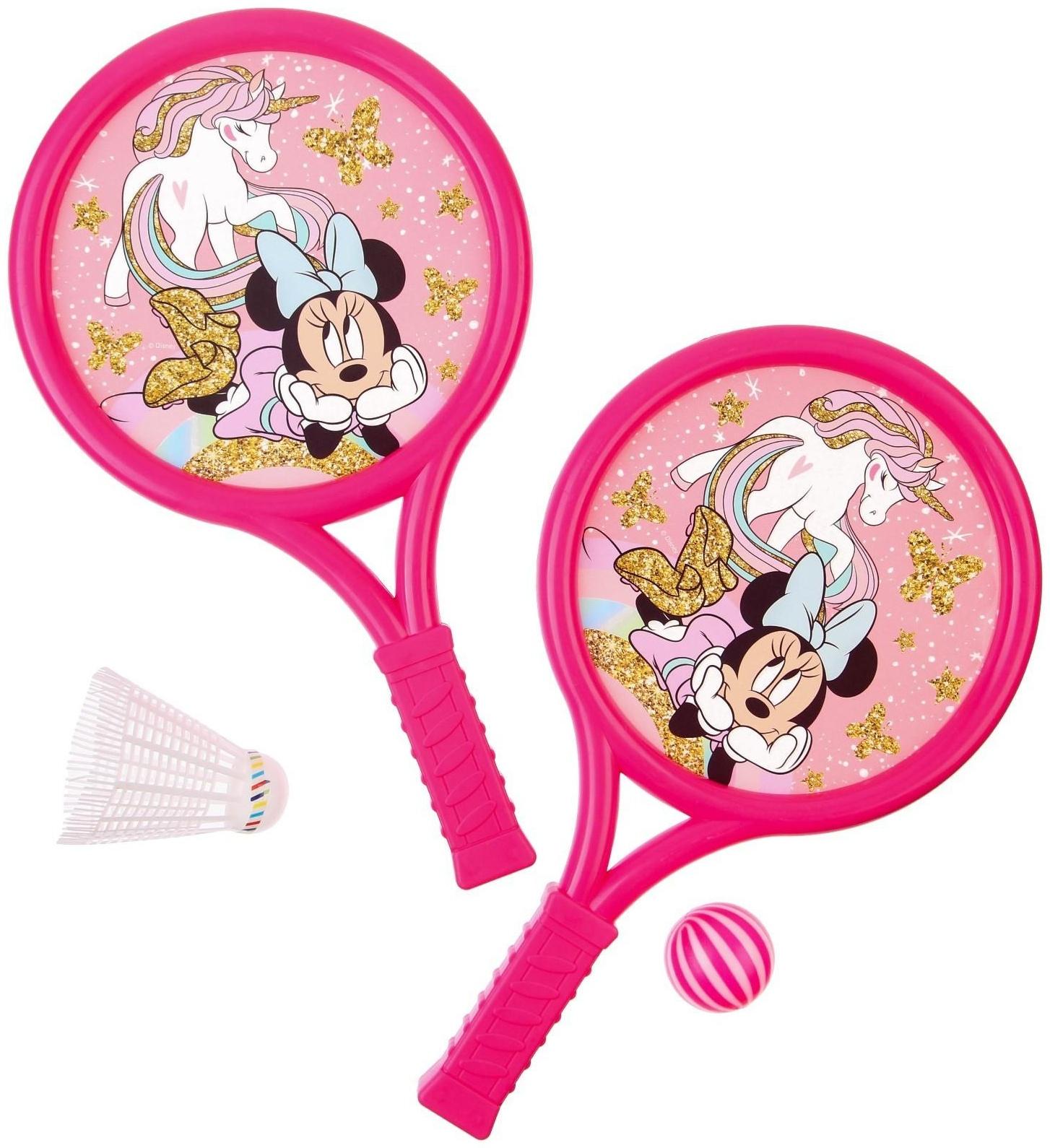 Набор игровой, ракетки, воланчик и мячик, Минни Маус, Disney