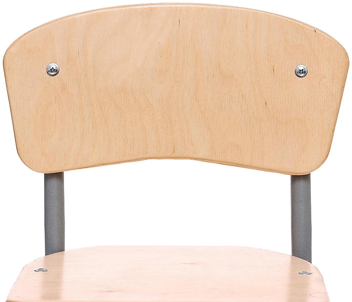 Стул регулируемый «Кузя», фанера (00-1), спинка-бублик