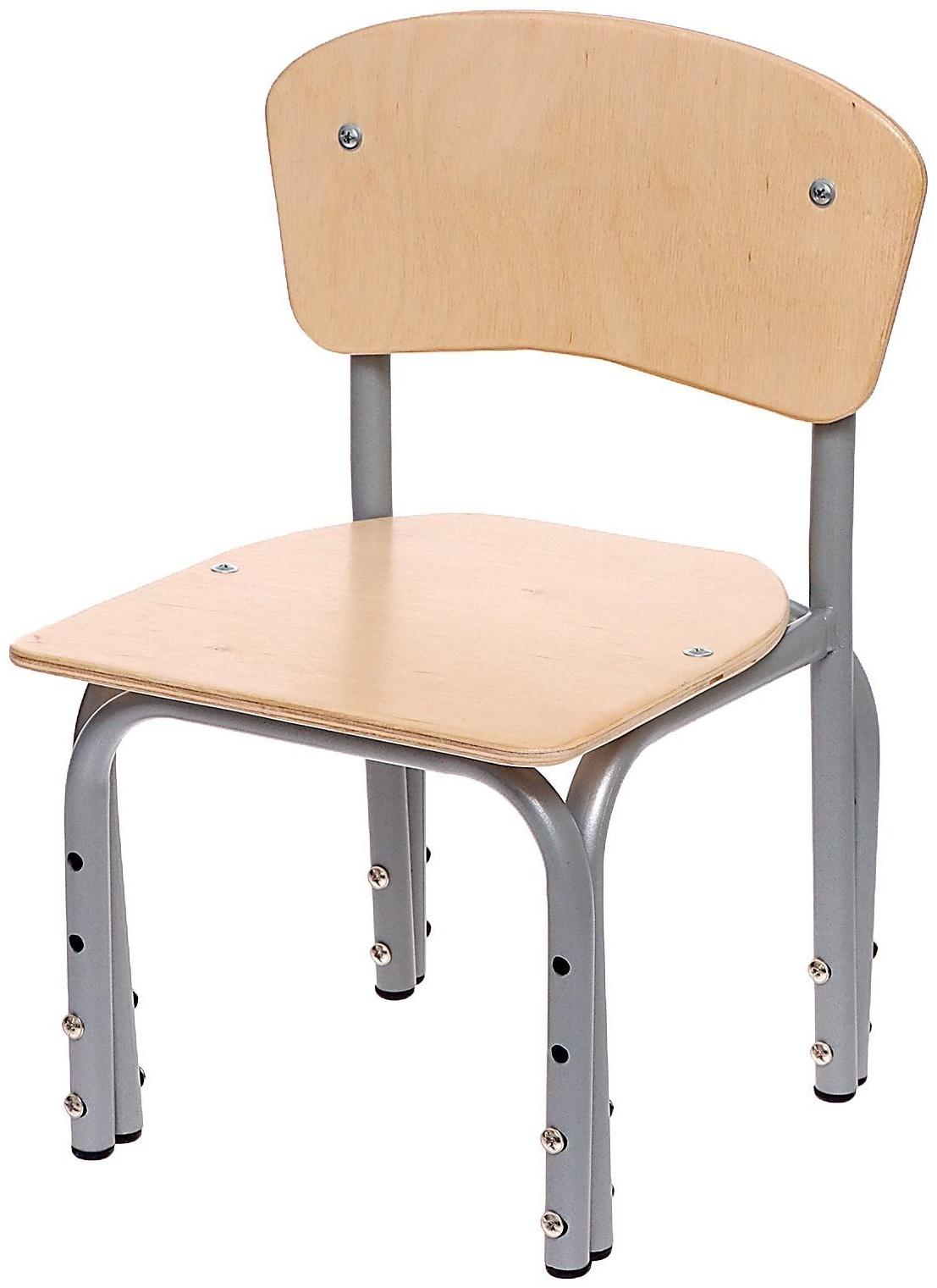 Стул регулируемый «Кузя», фанера (00-1), спинка-бублик