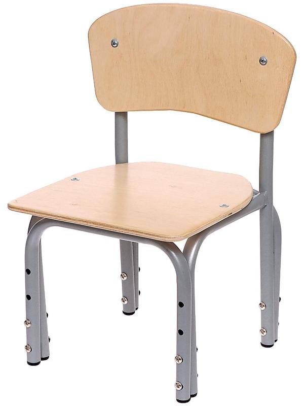 Стул регулируемый «Кузя», фанера (00-1), спинка-бублик