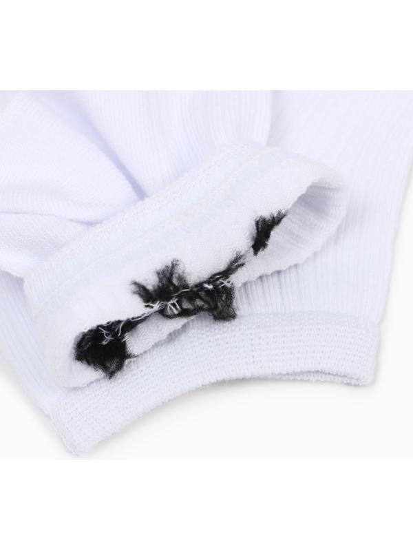 Носки укороченные, цвет белый, размер 27-29
