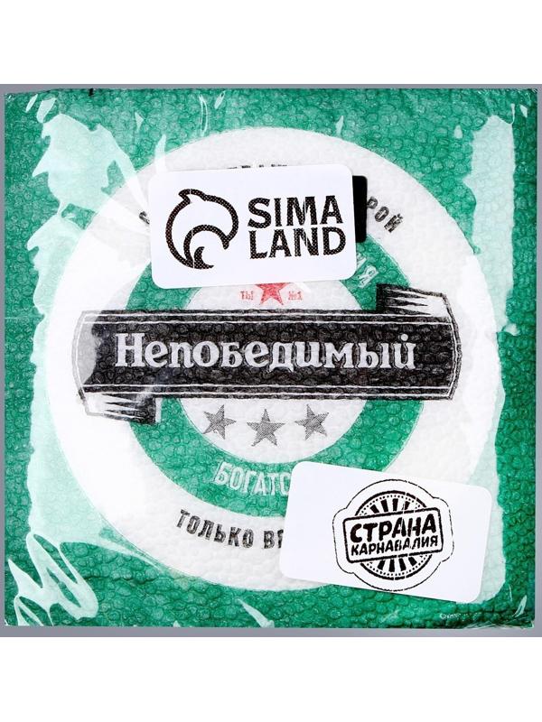 Салфетки бумажные однослойные 