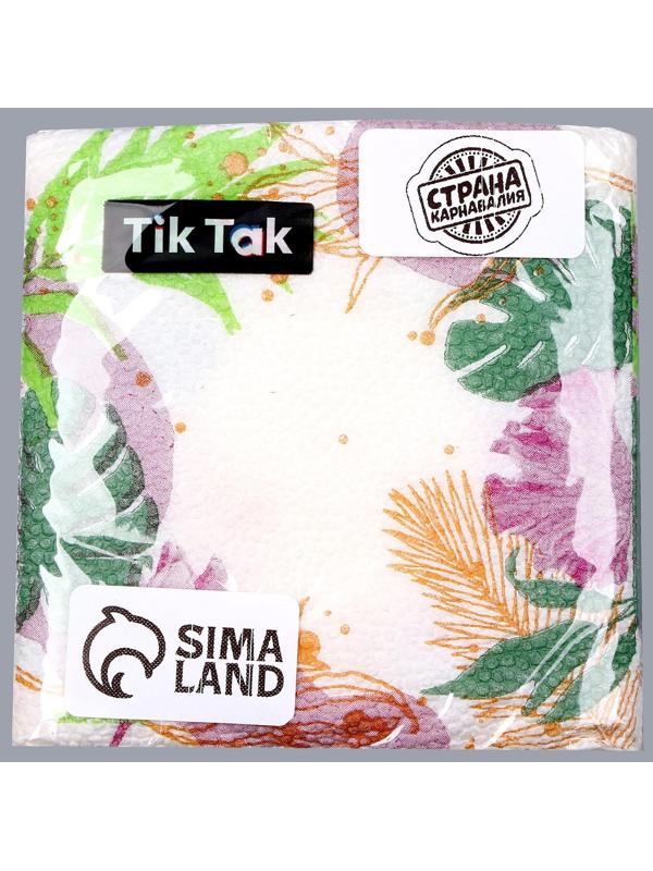 Салфетки бумажные однослойные 