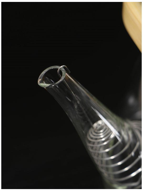 Чайник стеклянный заварочный «Эко. Бриллиант», 1 л, 17×15×19, с металлическим ситом