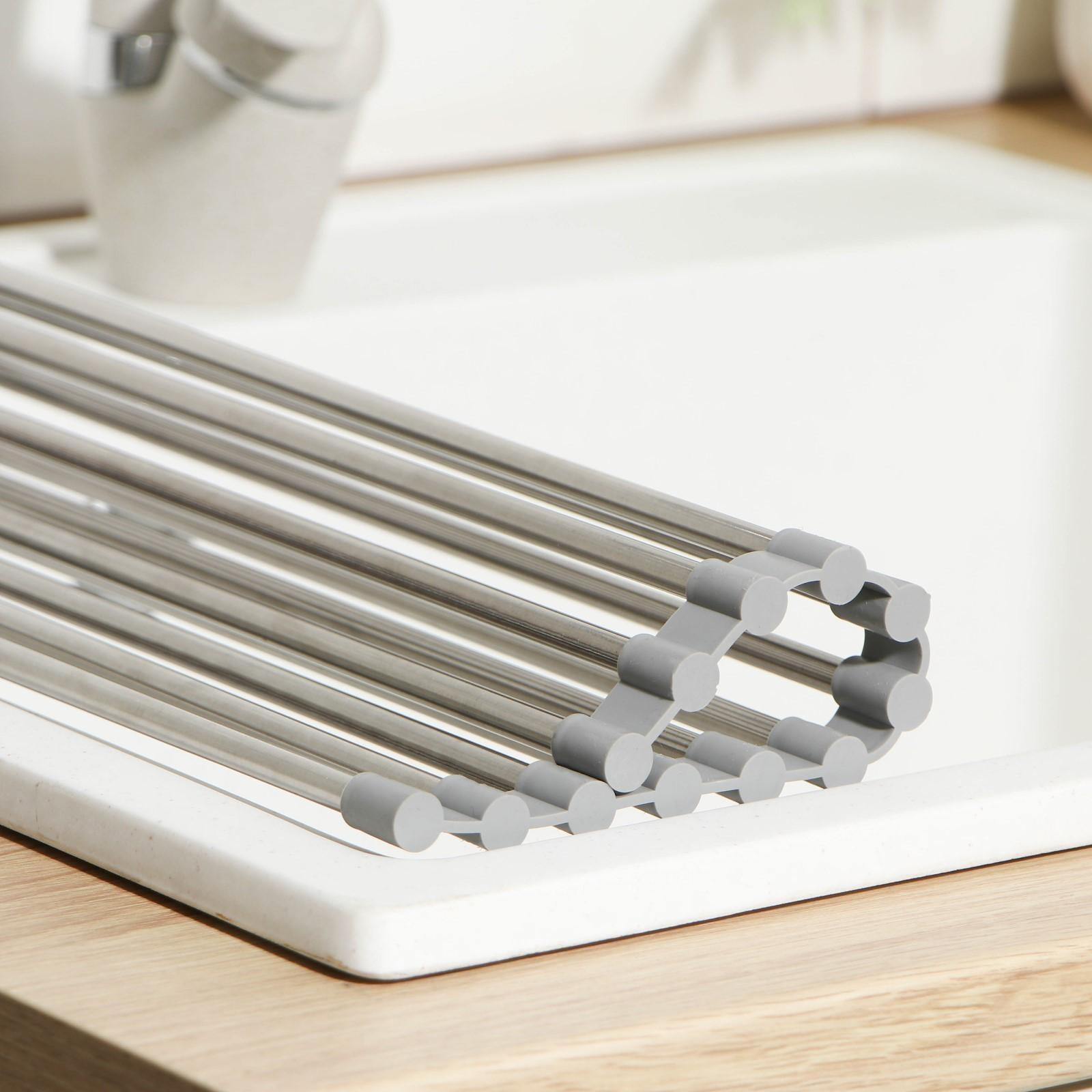 Сушилка для посуды на раковину, 37×23 см