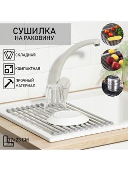 Сушилка для посуды на раковину, 37×23 см