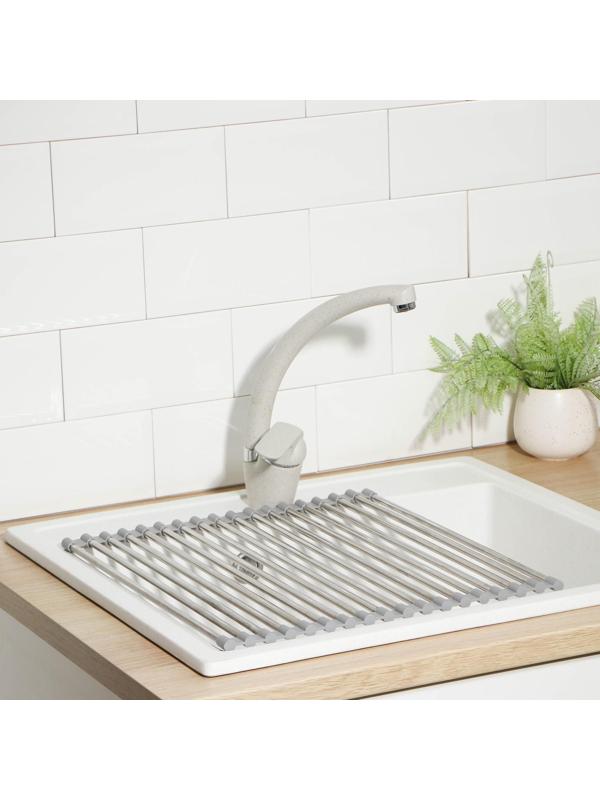 Сушилка для посуды на раковину, 37×36 см