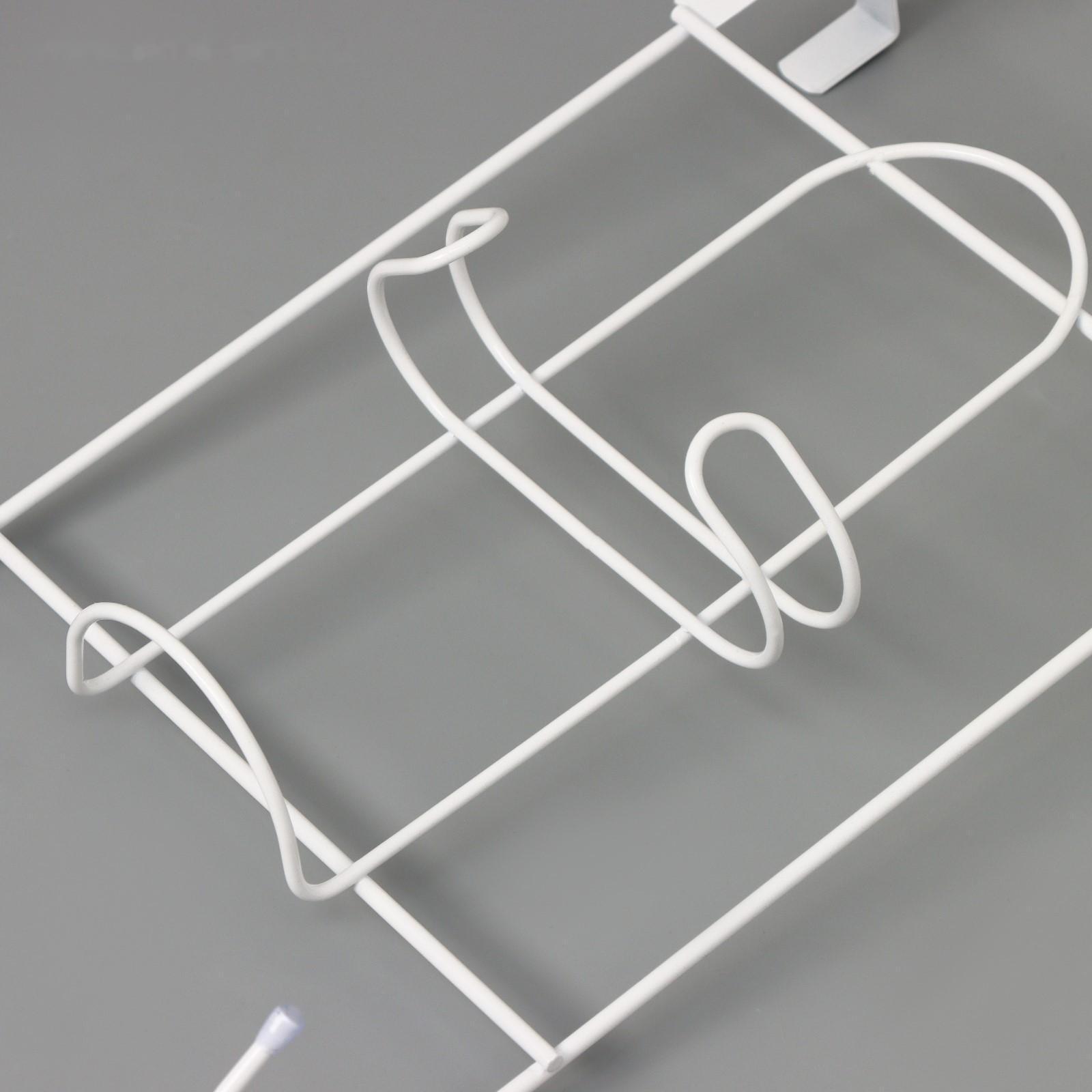 Подставка надверная для гладильной доски и утюга, 25×14,5×40,5 см, цвет белый