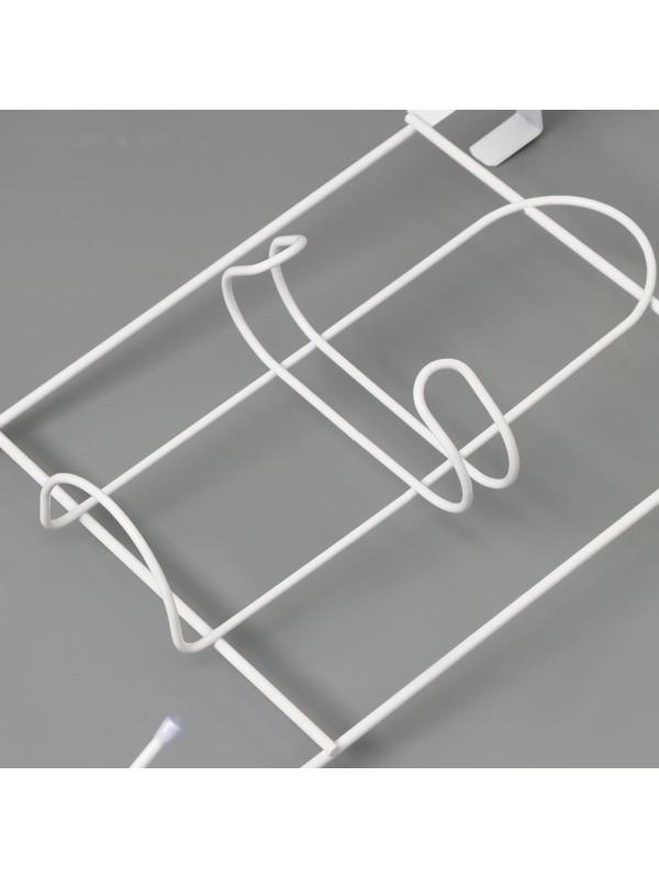 Подставка надверная для гладильной доски и утюга, 25×14,5×40,5 см, цвет белый