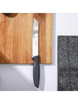 Нож кухонный Tramontina Plenus, для овощей, лезвие 17,5 см, цвет серый