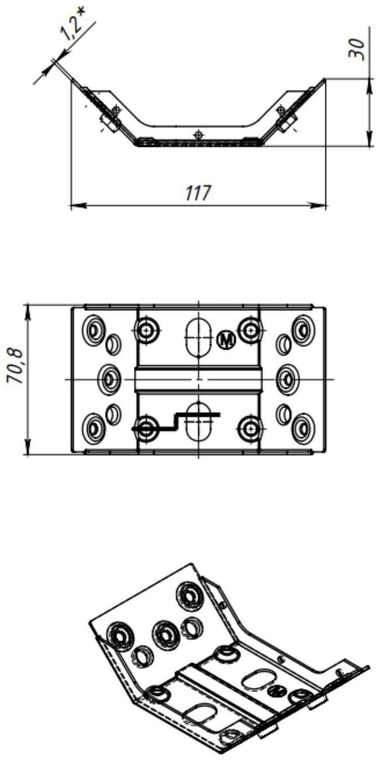 Стяжка для стола, ТУНДРА, №7, ГОЦ,  1 шт