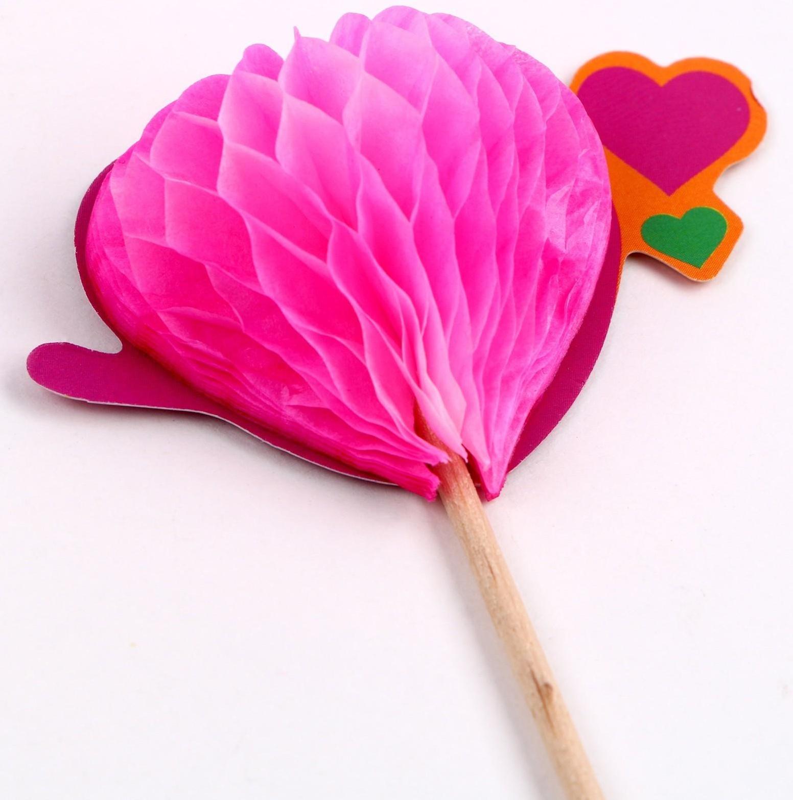 Шпажки «Сердце», в наборе 6 штук