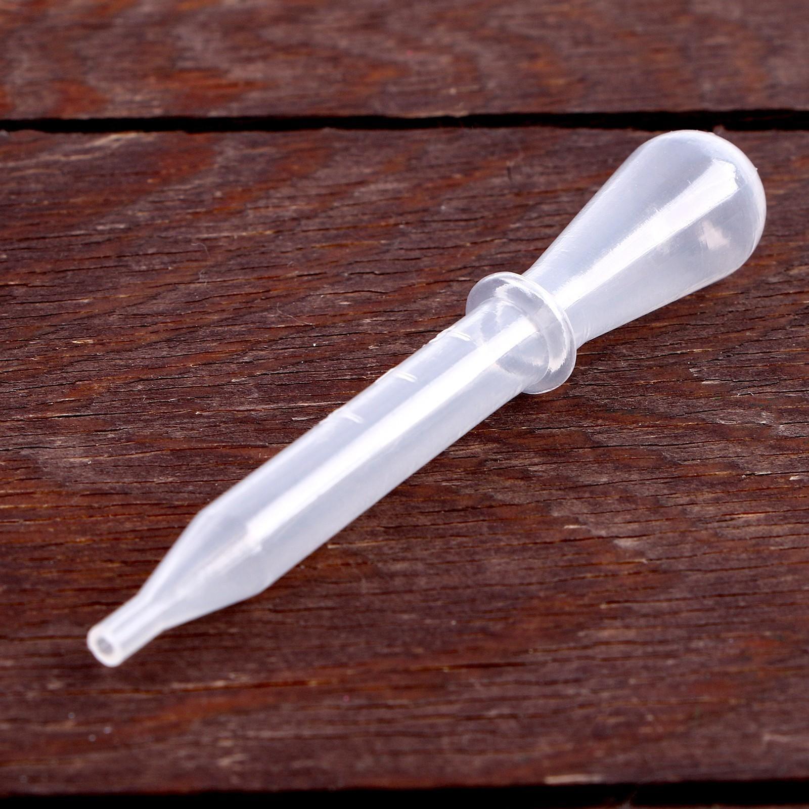 Пипетка для опытов и творчества 1,5 мл, набор 10 шт., размер 1 шт. — 1,4 × 7,9 см