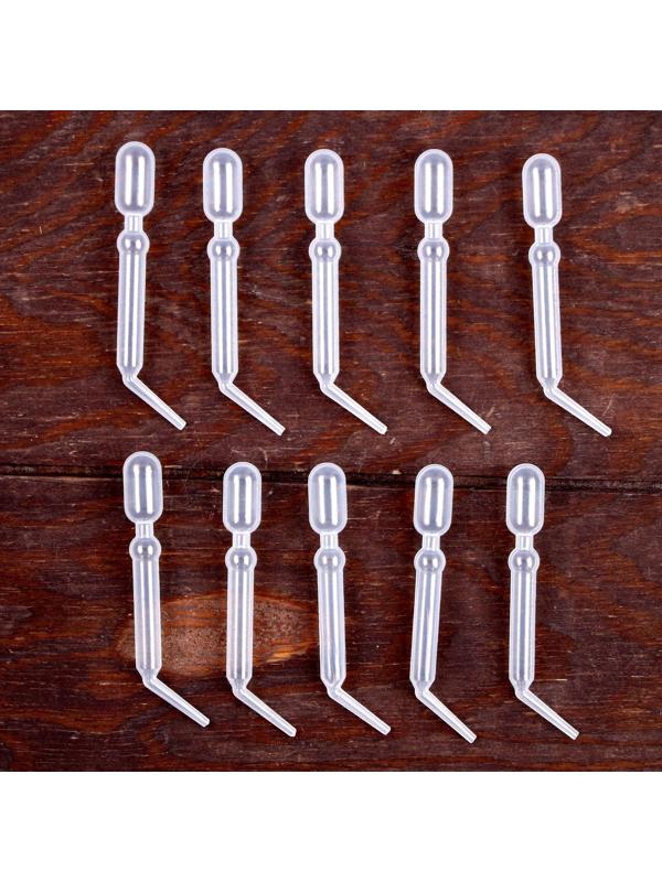 Пипетка для опытов и творчества 1,5 мл, набор 10 шт., размер 1 шт. — 0,9 × 7 см