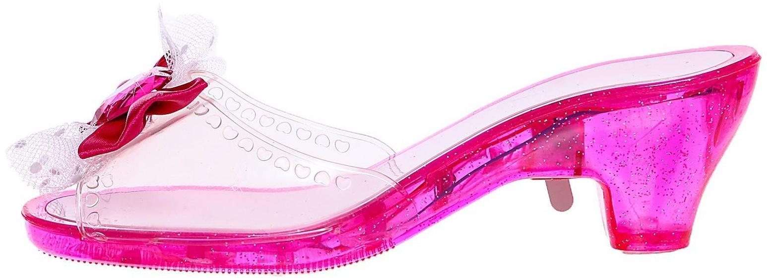 Набор украшений «Туфельки для принцессы», свет, малиновый