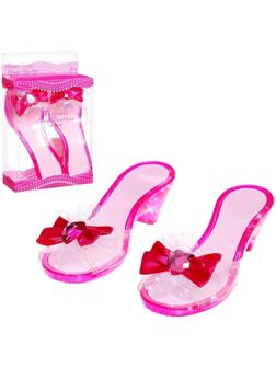 Набор украшений «Туфельки для принцессы», свет, малиновый