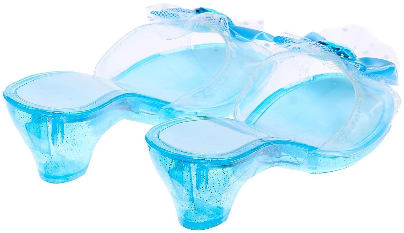 Набор украшений «Туфельки для принцессы», свет, голубой