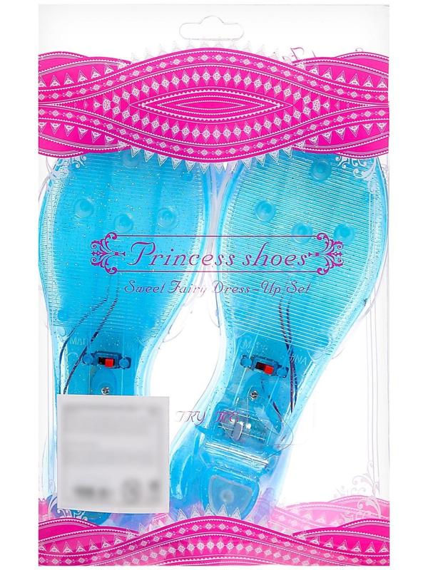 Набор украшений «Туфельки для принцессы», свет, голубой