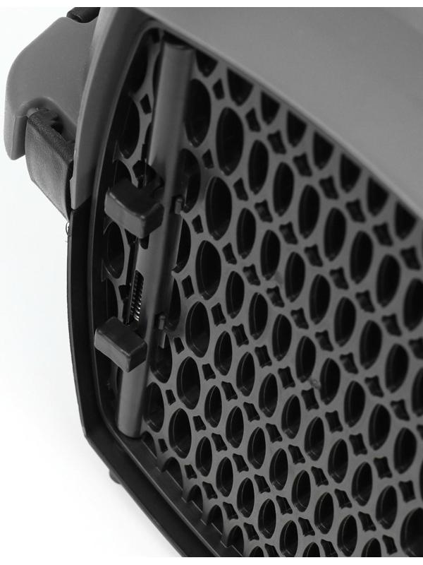 Переноска для животных с пластиковой дверью, 40 х 32 х 26, серая