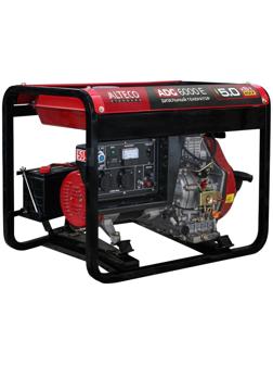 Дизельный генератор Alteco ADG 6000Е, 5 кВт, 2х220 В, ручной/электро старт, аккумулятор
