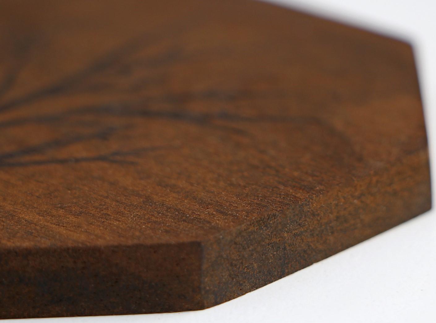 Набор подставок под кружки Magistro «Древо», 4 шт, акация